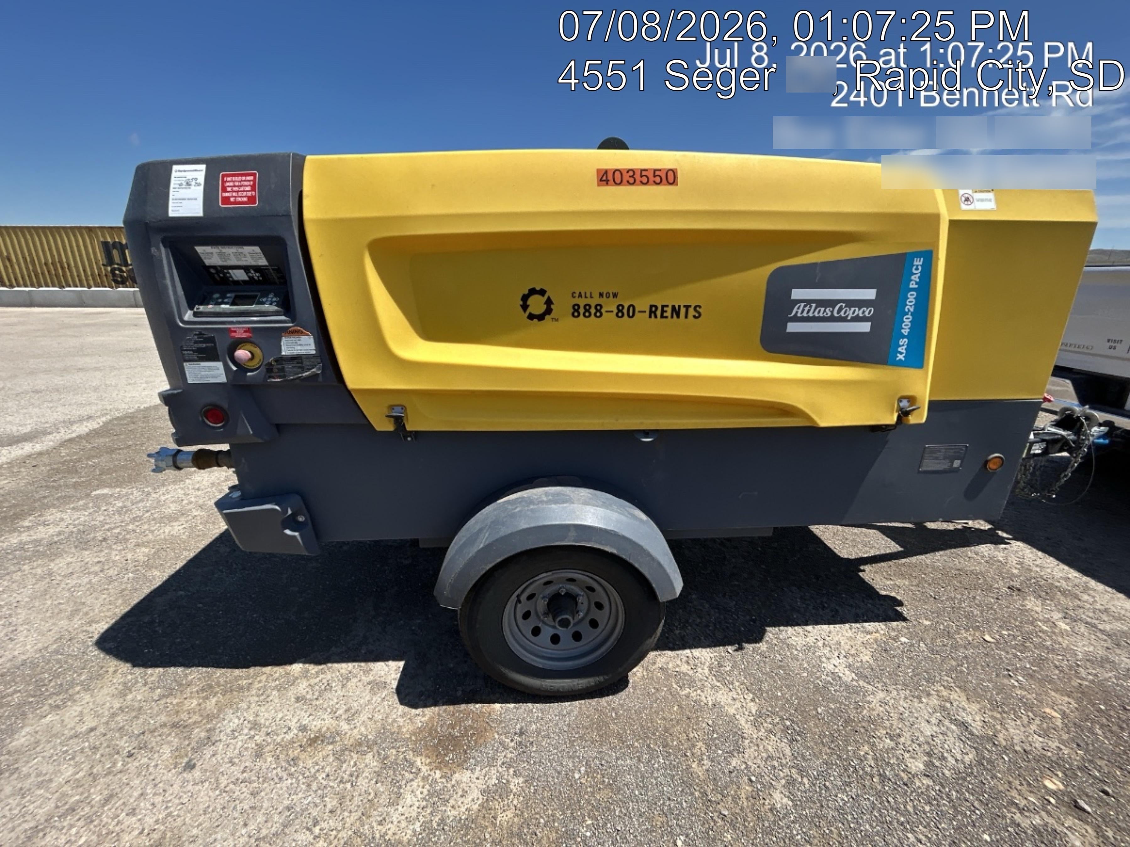 2024 ATLAS COPCO XAS 400-200 PACE PFF