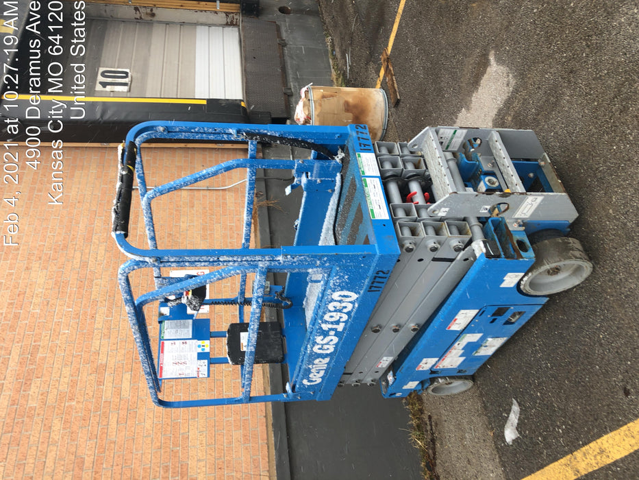 2018 Genie GS-1930 Genie GS-1930 w/Fixed Rail, Chain Entry