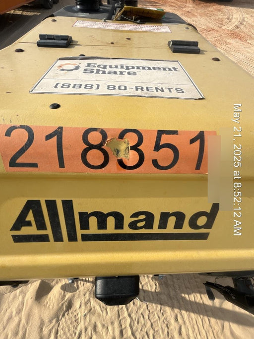 2022 Allmand NLV3GR (4) LED Light Fixture 350W, 23' Vertical Mast, 3kW Prime, Towable, Deep Sea L401, Leveling Jacks, Yanmar T4F 5.8hp