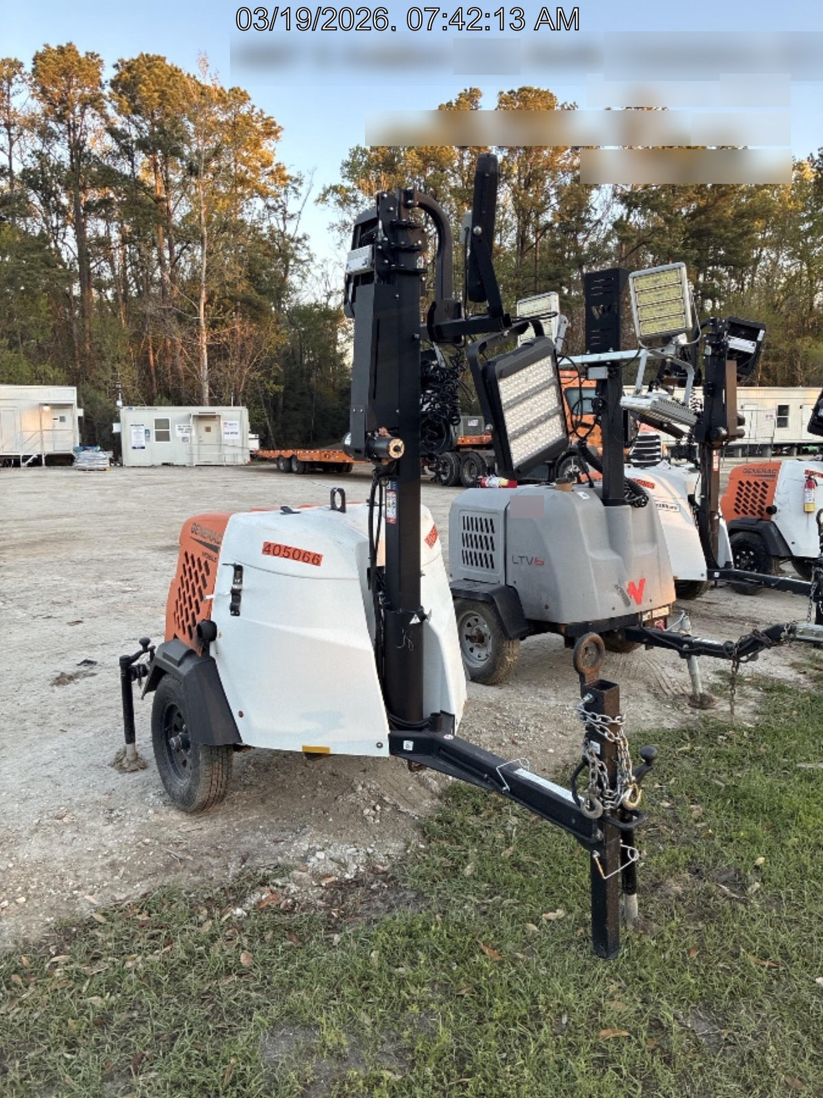2024 Generac MLT6SKDS-STD4 ELEC WINCH Diesel, Electric Winch Mast, Powerzone Controller, (4) 320W LED Lights, 4kW Generator, 39.9 Gal Fuel Tank, 2" Ball, T3