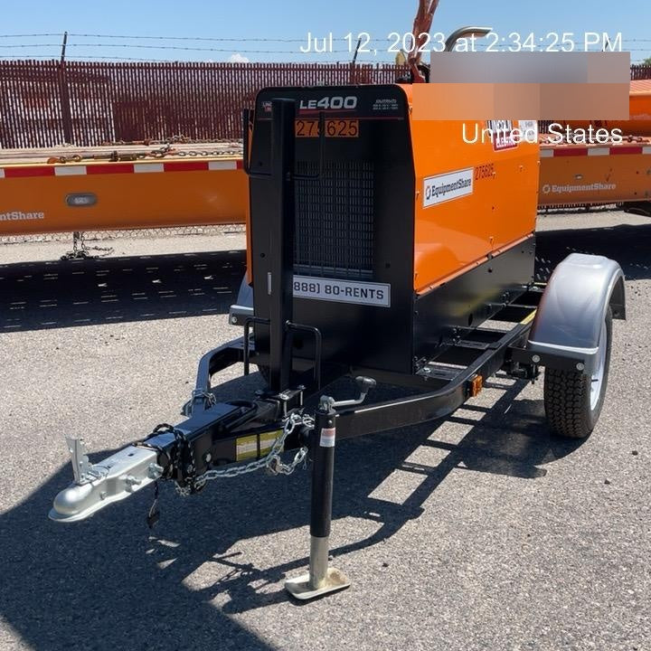 2022 Lincoln Electric LE400 Kubota V1505, Trlr, Cable Rack, Light Kit, ES Decals, T3