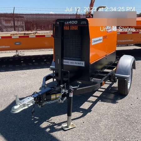 2022 Lincoln Electric LE400 Kubota V1505, Trlr, Cable Rack, Light Kit, ES Decals, T3