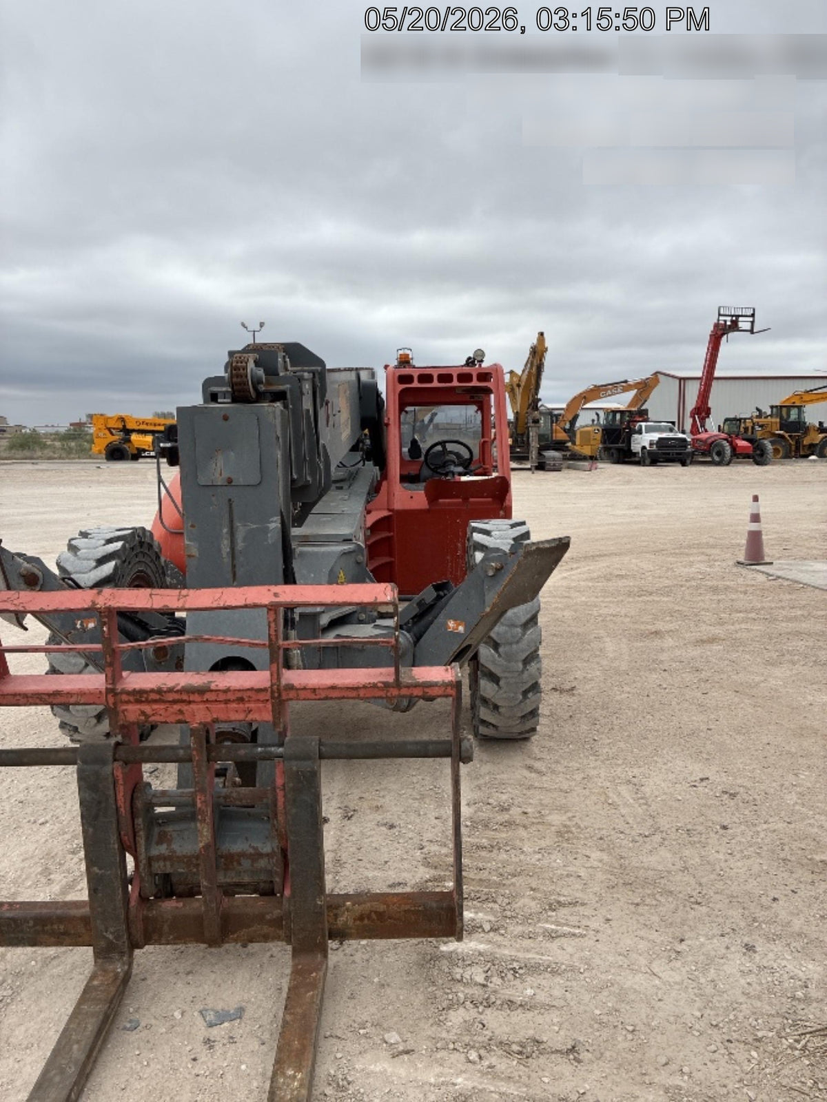 2018 Skyjack SJ1056 TH Skyjack 1056 TH Telehandler w/Open ROPS, Work Lights/Beacon, Solid Tires, 60" Carriage and Forks
