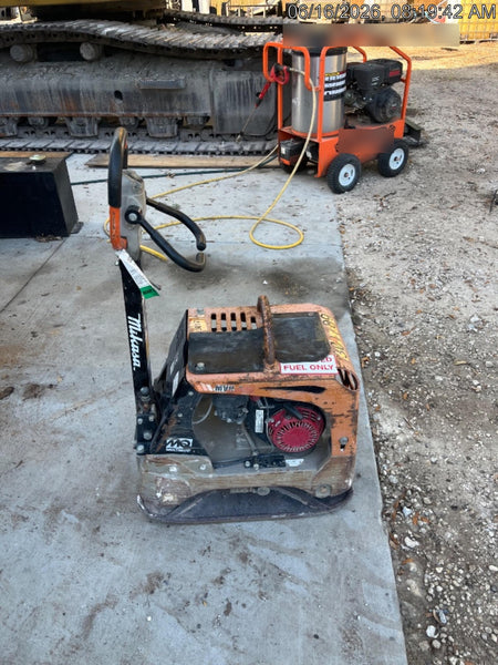 2023 Multiquip MVH158 Honda GX200, 17" Plate, Gas