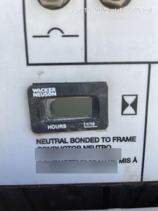 2019 Wacker Neuson LTV6L-MH Wacker Neuson LTV6L Mobile Light Tower w/Fuel Level Sensor Installed