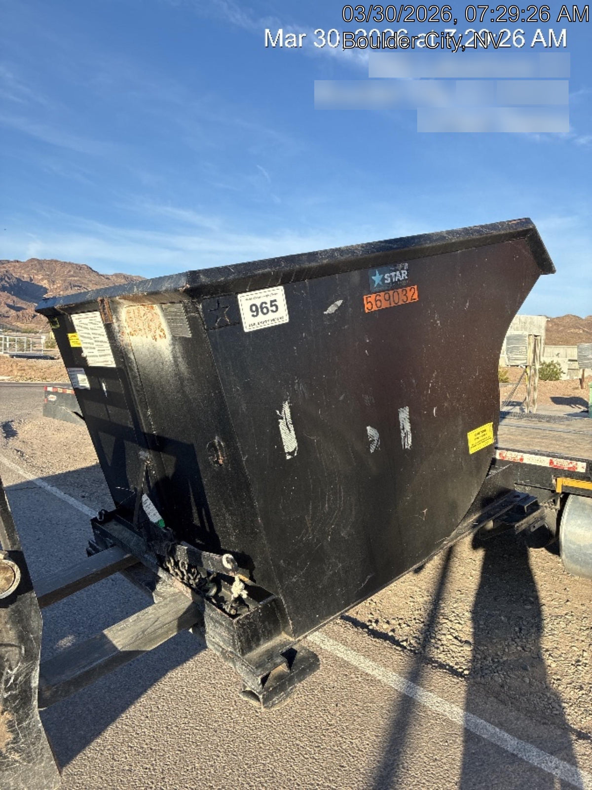 2025 STAR INDUSTRIES M-1820 - Self-Dump Hopper