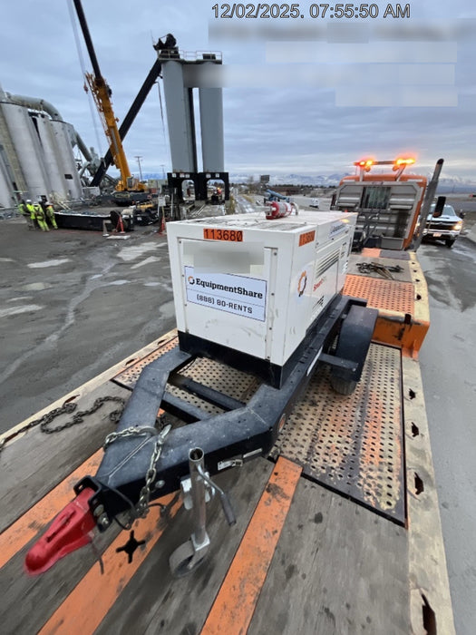 2020 Multiquip DLW400ESA4 400 amp Welder, 14kW, 120/240V, T4F Kubota, Trailer