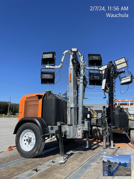 2023 Wanco WLTT-4MM4K Diesel, Deep Sea Controller, Shore Power Plug, Auto Start, (4) 350W LED Floodlights, 4kW Generator, 60 Gal Fuel Tank, 2" Ball, T3