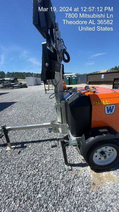 2023 Wanco WLTT-4MM4K Diesel, Deep Sea Controller, Shore Power Plug, Auto Start, (4) 350W LED Floodlights, 4kW Generator, 60 Gal Fuel Tank, 2" Ball, T3