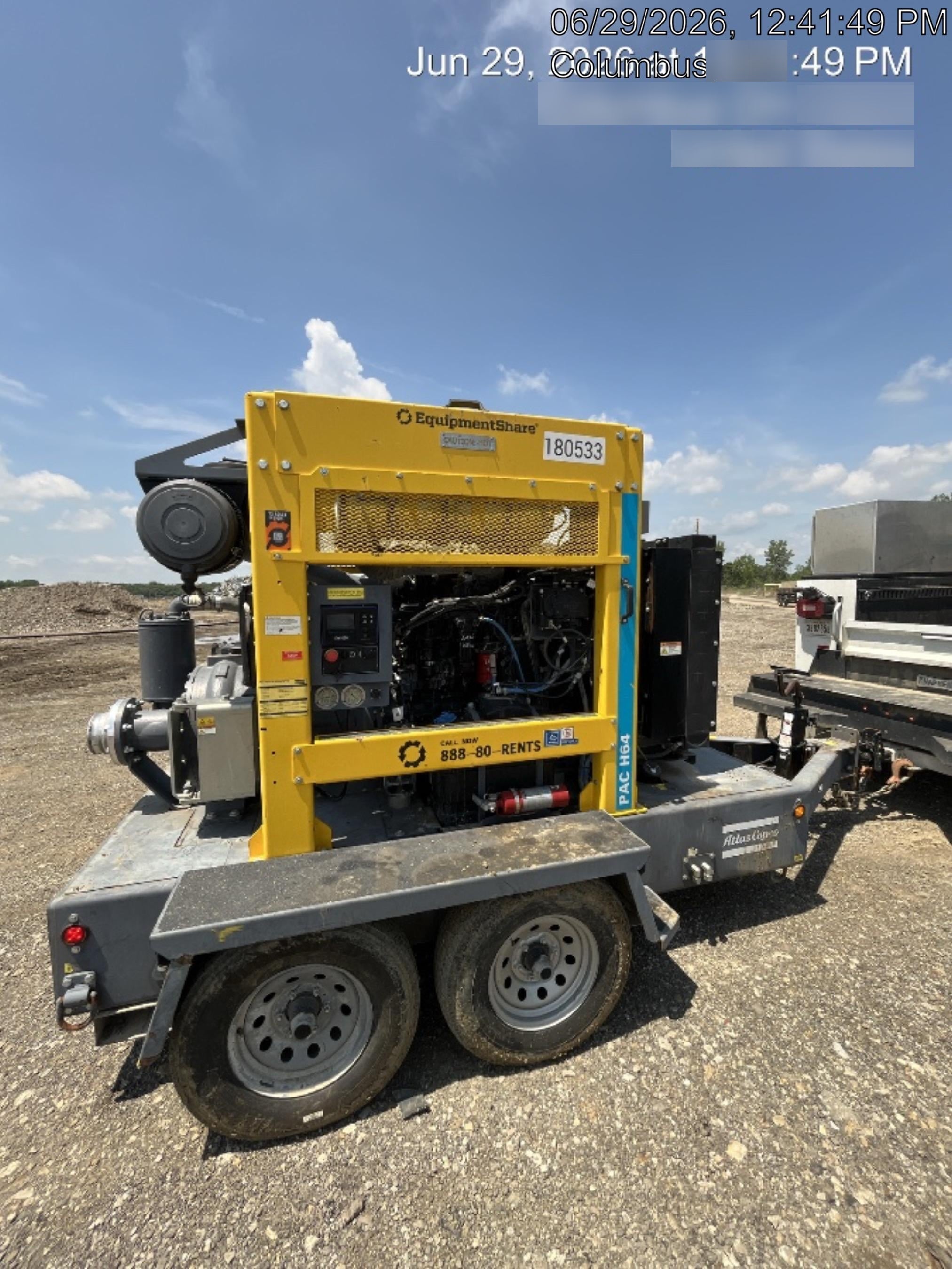 2021 ATLAS COPCO PAC H64 JD