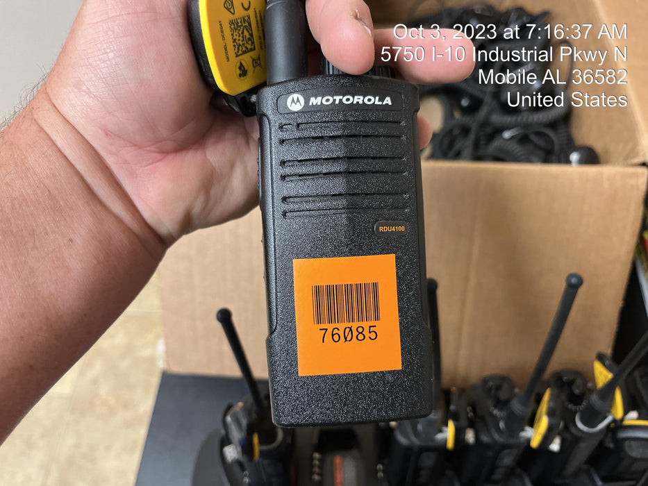 2020 MOTOROLA RDU4100