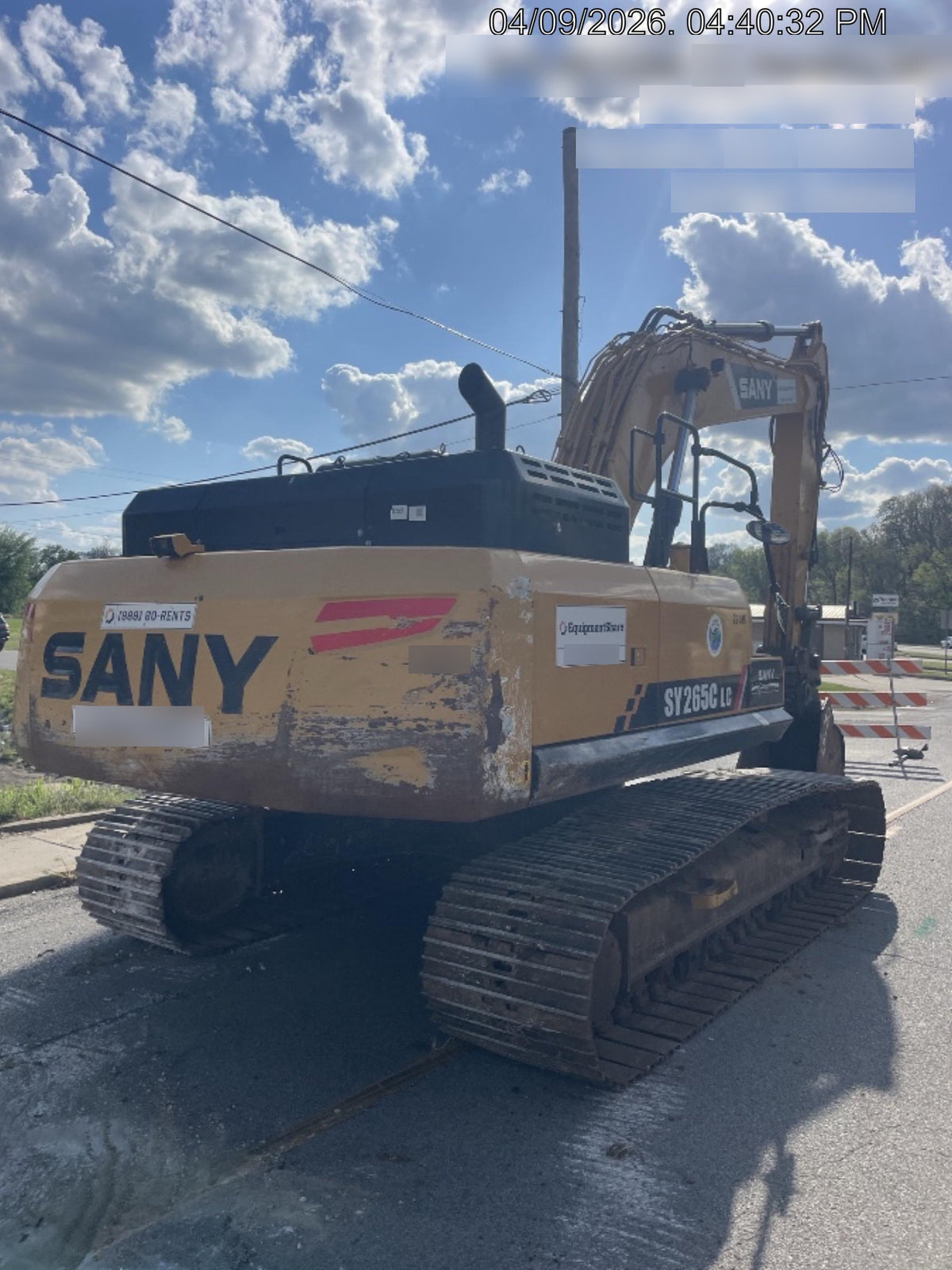 Sany SY265C Sany SY265 Tier 4 - Cab, Hydraulic  QC, 24" HD Bucket - Tooth, 36" HD Bucket - Tooth, 48" HD Bucket - Tooth, Hydraulic Thumb