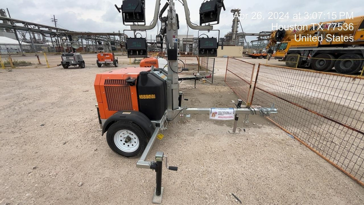 2024 Wanco WLTT-4MM4K Diesel, Deep Sea Controller, Shore Power Plug, Auto Start, (4) 350W LED Floodlights, 4kW Generator, 60 Gal Fuel Tank, 2" Ball, T3