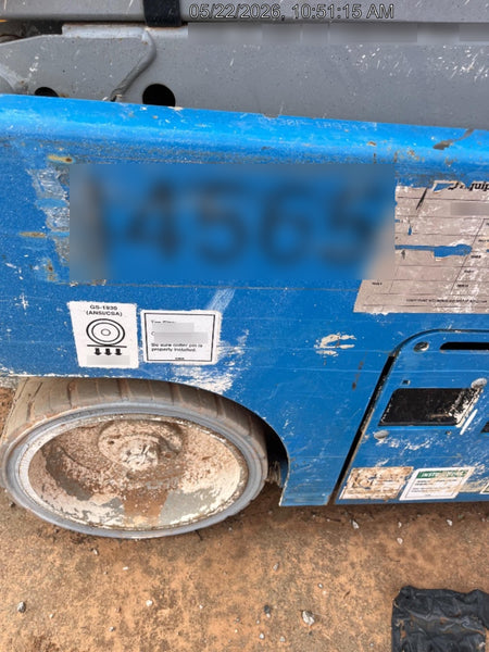 2019 Genie GS-1930 Fixed rails with chain Entry