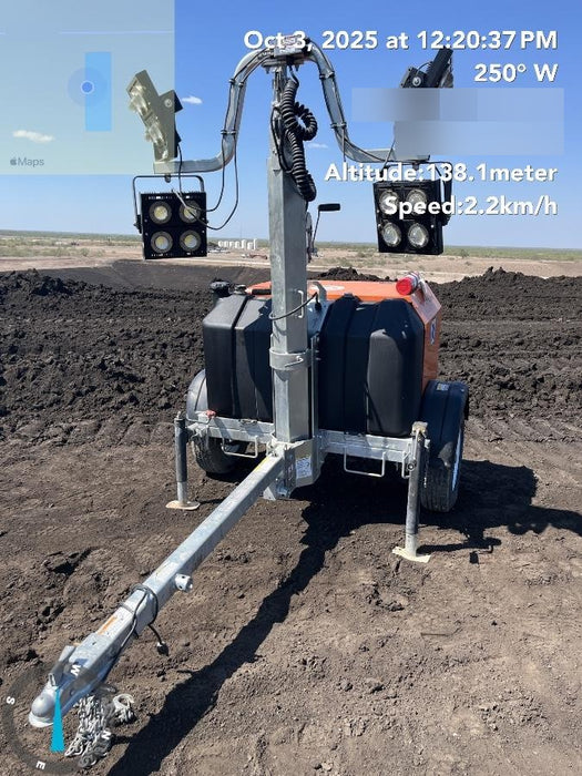 2024 Wanco WLTT-4MM4K Diesel, Deep Sea Controller, Shore Power Plug, Auto Start, (4) 350W LED Floodlights, 4kW Generator, 60 Gal Fuel Tank, 2" Ball, T3