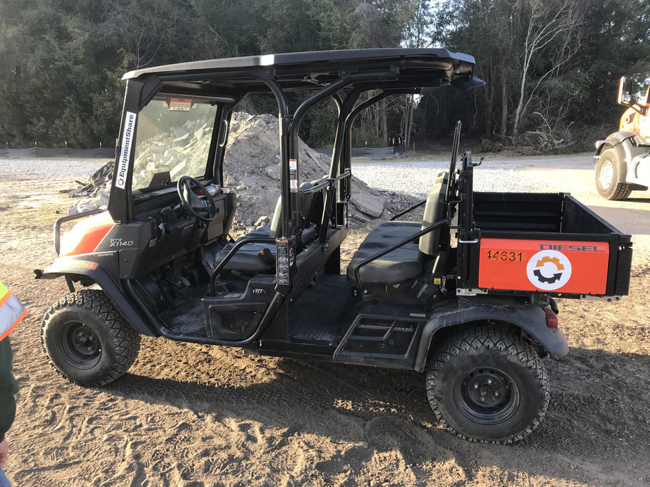 2019 Kubota RTV-X1140W-H 4WD, LED Strobe, Windshield Tempered Glass, Plastic Canopy, Wire Harness Kit, Backup Alarm