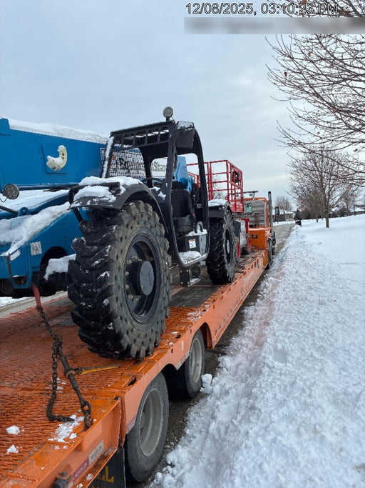 2019 Genie GTH-844 Canopy, Solid RT Tires, LED Work Lights, Beacon 60" QA Carriage, 48" Forks