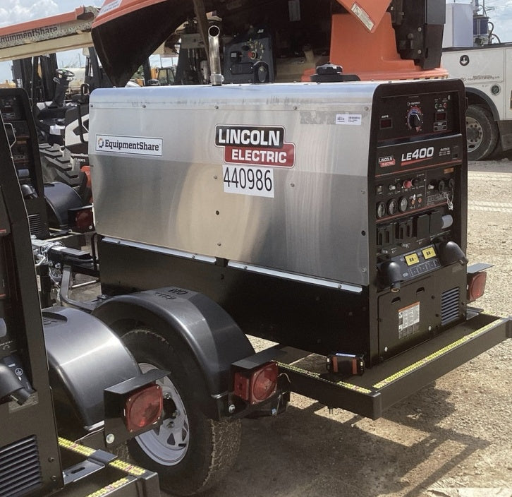 2024 Lincoln Electric LE400 Kubota V1505, Trlr, Cable Rack, Light Kit, ES Decals, T3