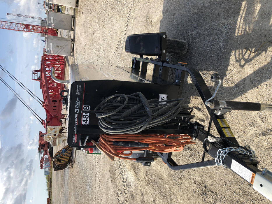 2020 Lincoln Electric Vantage 322 Welder Ready-Pak 3, w/ GPS & Decals (includes trailer, cable rack, fender light kit)