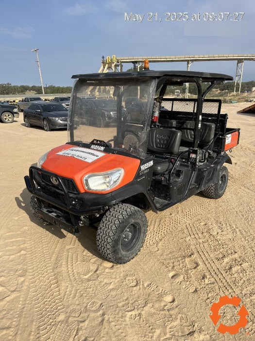 2022 Kubota RTV-X1140W-H Plastic Canopy, Windshield Acrylic Clear, LED Strobe Light, Wire Harness Kit, Back up Alarm