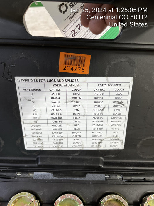 2022 GREENLEE KD12CU