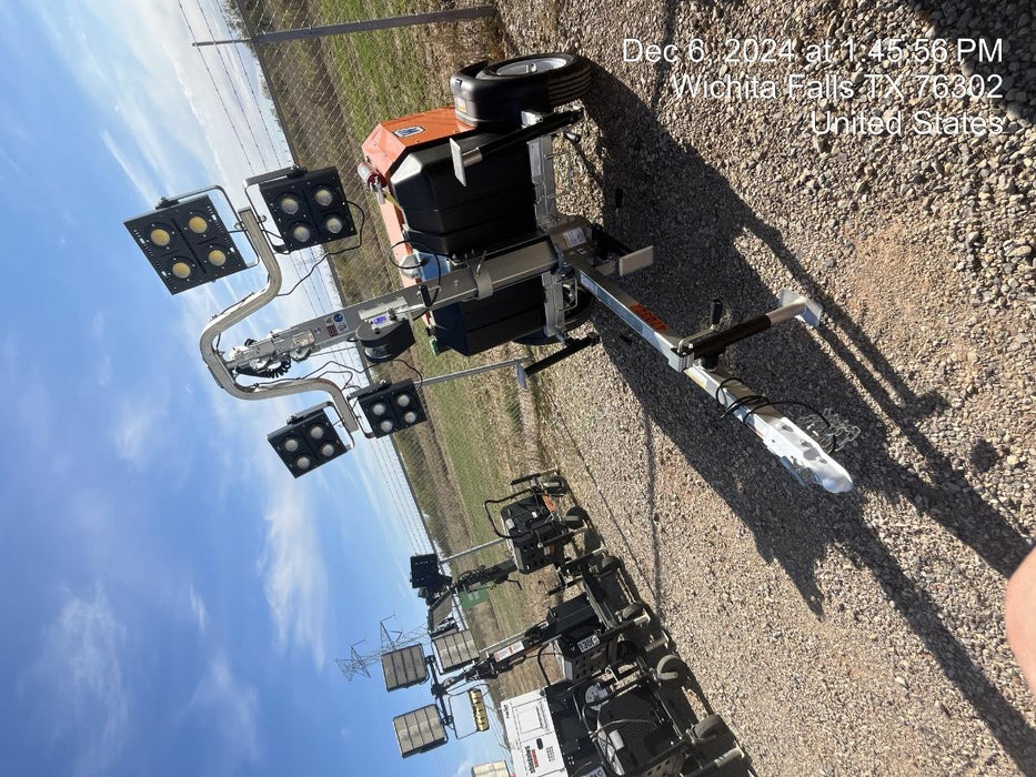 2024 Wanco WLTT-4MM4K Diesel, Deep Sea Controller, Shore Power Plug, Auto Start, (4) 350W LED Floodlights, 4kW Generator, 60 Gal Fuel Tank, 2" Ball, T3