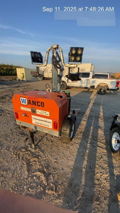 2024 Wanco WLTT-4MM4K Diesel, Deep Sea Controller, Shore Power Plug, Auto Start, (4) 350W LED Floodlights, 4kW Generator, 60 Gal Fuel Tank, 2" Ball, T3