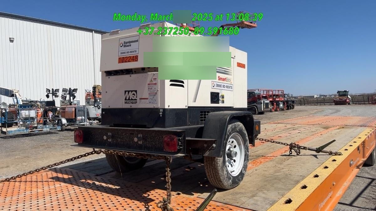 2020 Multiquip DLW400ESA4 400 amp Welder, 14kW, 120/240V, T4F Kubota, Trailer