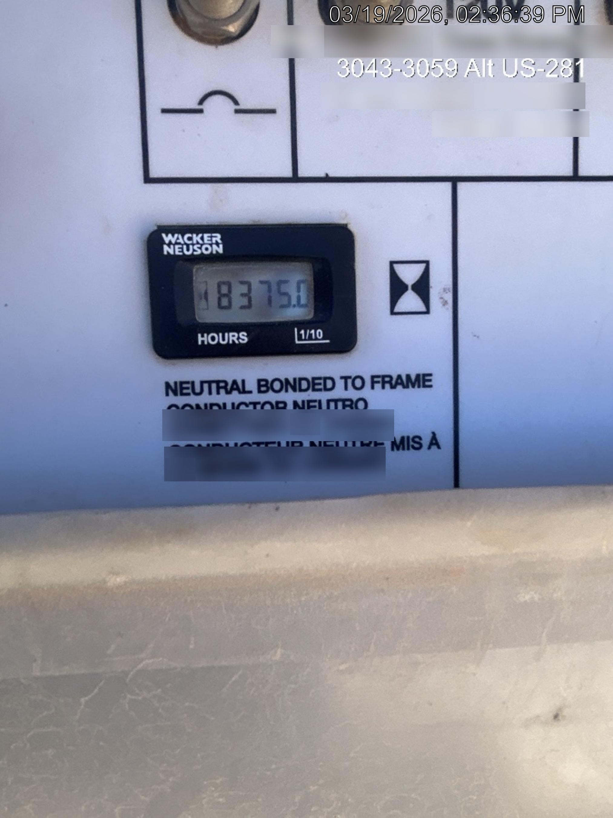 Wacker Neuson LTV6K-MH Power mast, 1100W MH
