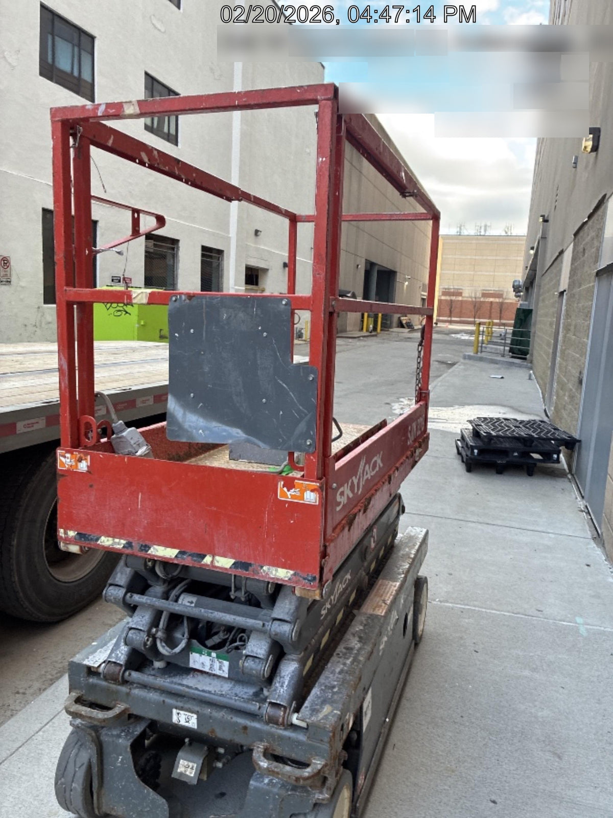 2017 Skyjack SJIII-3219 Standard Rental Specs