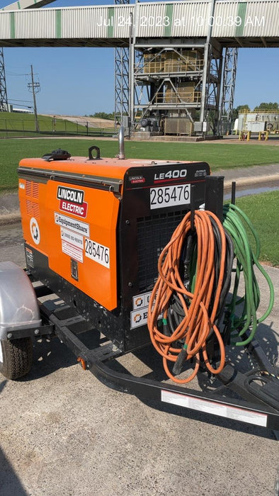 2022 Lincoln Electric LE400 Kubota V1505, Trlr, Cable Rack, Light Kit, ES Decals, T3