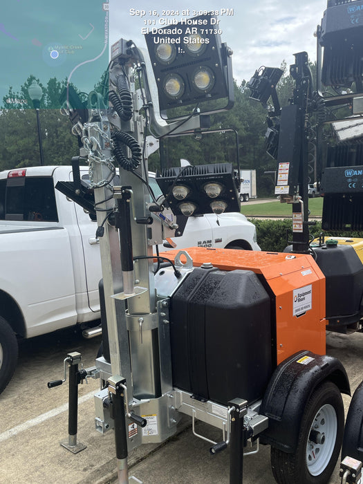 2024 Wanco WLTT-4MM4K Diesel, Deep Sea Controller, Shore Power Plug, Auto Start, (4) 350W LED Floodlights, 4kW Generator, 60 Gal Fuel Tank, 2" Ball, T3