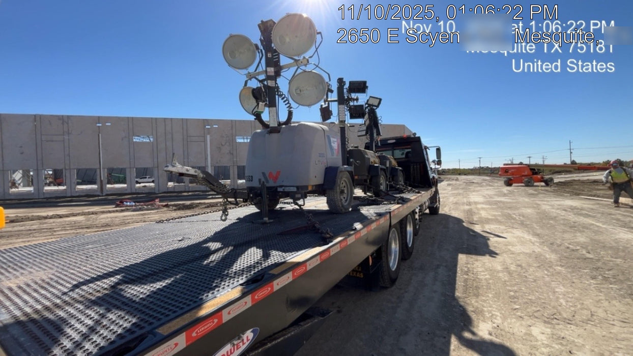 2018 Wacker Neuson LTV6L-MH Wacker Neuson LTV6K Mobile Light Tower w/Fuel Level Sensor Installed