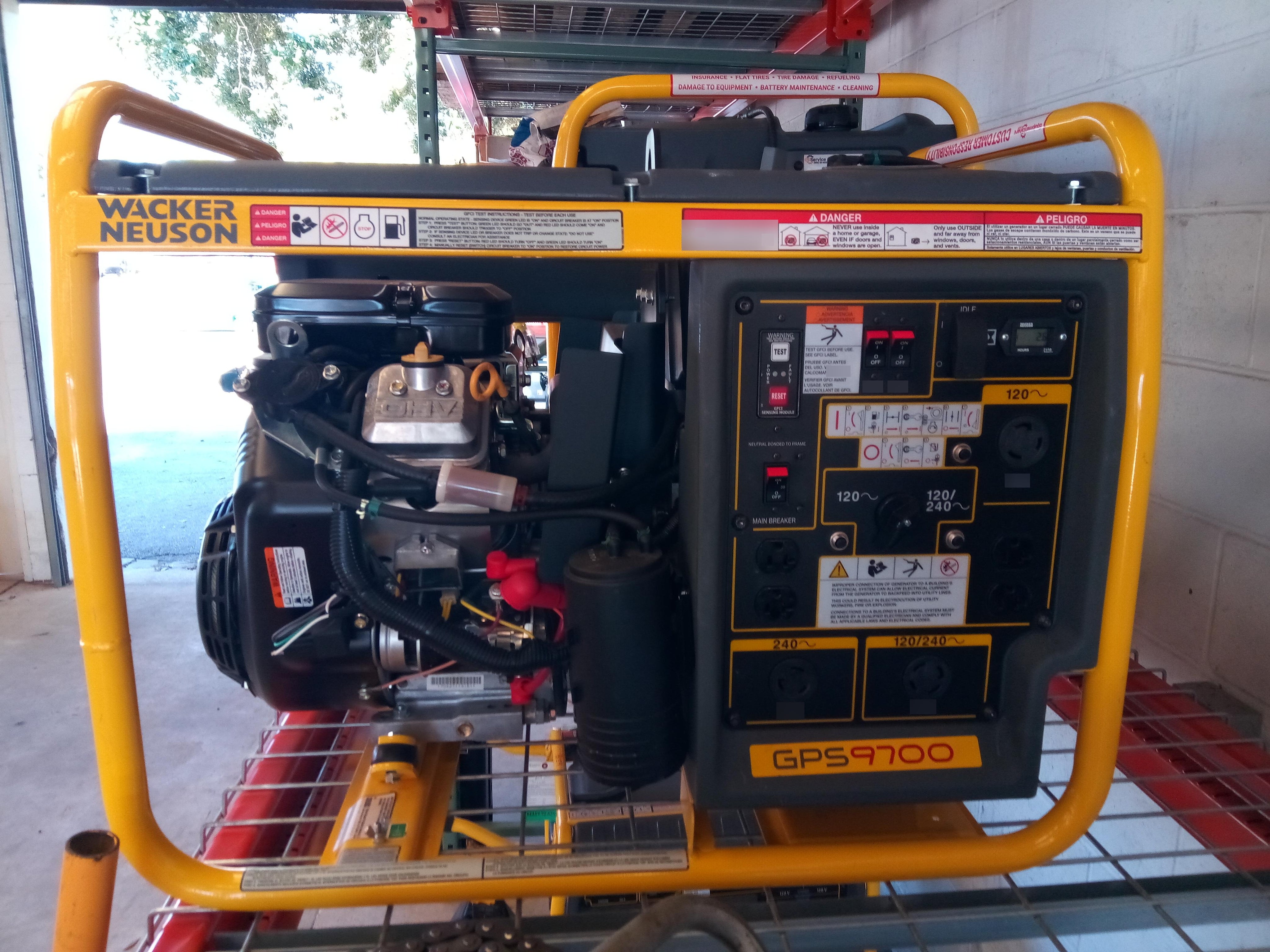2018 WACKER NEUSON GPS9700V