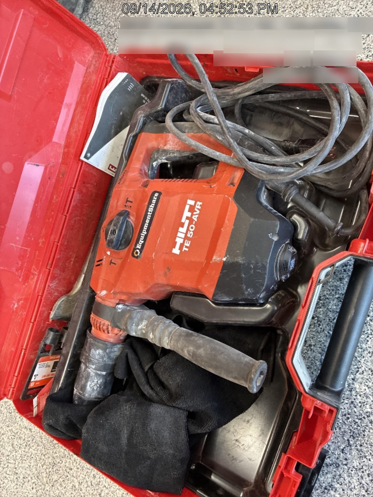 2022 HILTI TE 50-AVR