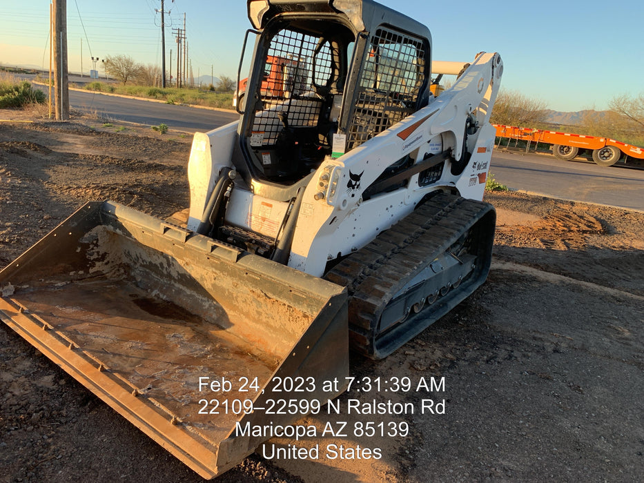 2022 Bobcat T770 92hp Doosan Diesel, Canopy, Rubber Tracks, Manual QC