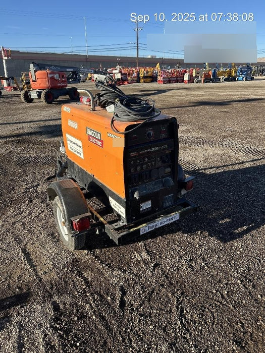 2021 Lincoln Electric Vantage 322 Vantage 322 Ready Pak 3 w/ Decals, ORANGE (includes trailer, cable rack, fender light kit) NO Telematics