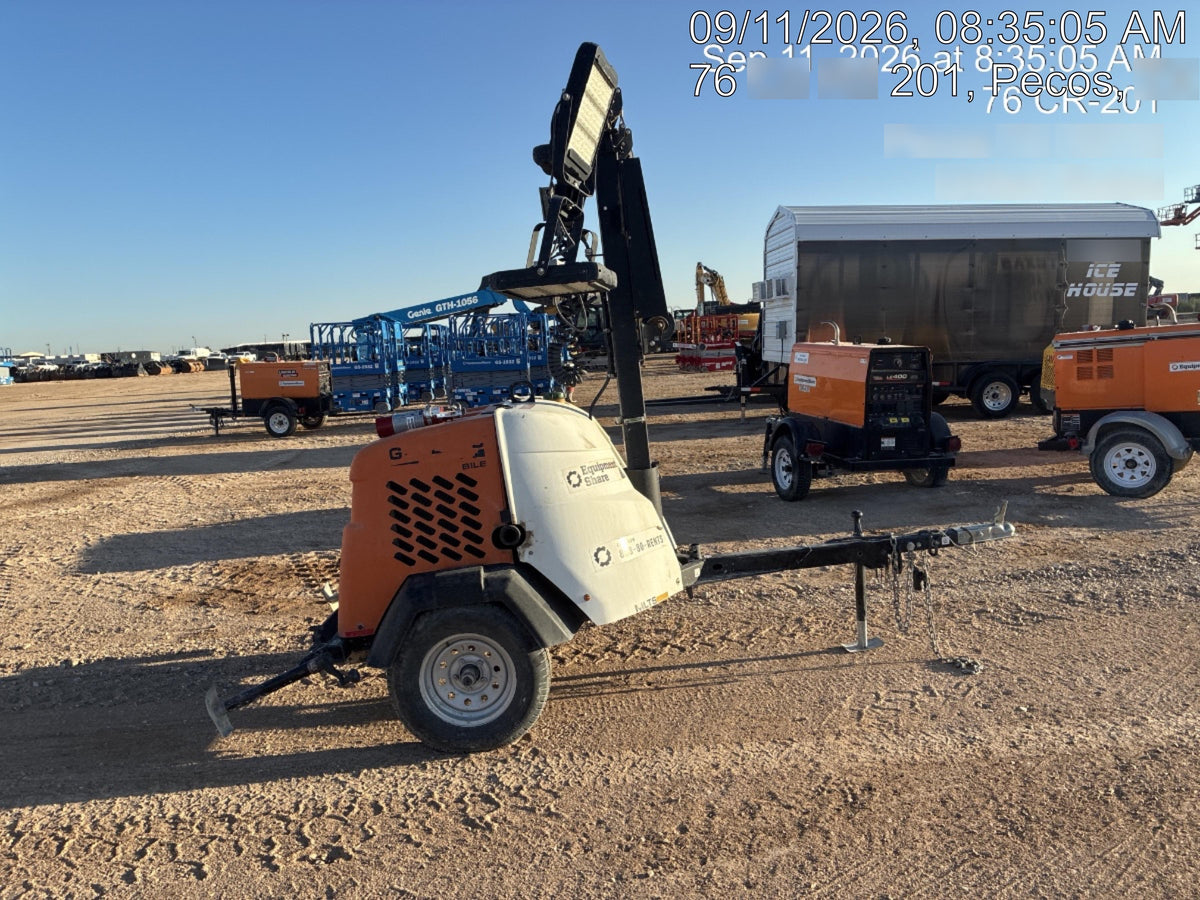 2023 Generac MLT2 Diesel, Flex Switch 120V Input, Powerzone Controller, (4) 320W LED Lights, 4kW Generator, 39.9 Gal Fuel Tank, 2" Ball, T3
