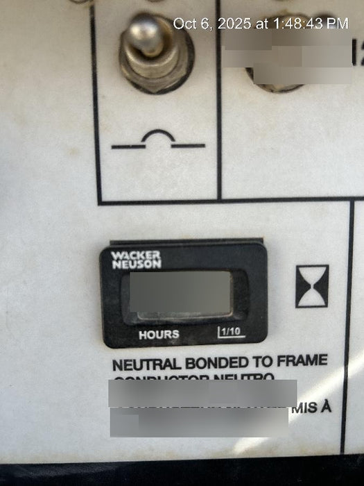 2018 Wacker Neuson LTV6K-MH Wacker Neuson LTV6K Mobile Light Tower w/Fuel Level Sensor Installed