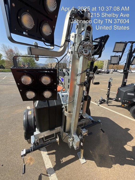 2025 Wanco WLTT-4MM4K Diesel, Mitsubishi L2E, 9.0HP @1800 rpm, Deep Sea Controller, Shore Power Plug, Auto Start, (4) 350W LED Floodlights, 4kW Generator, 60 Gal Fuel Tank, 2" Ball, T3