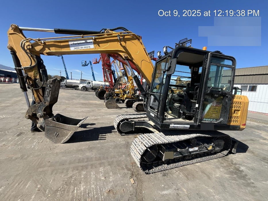 2020 Sany SY95C Cab, Hyd QC, Buckets: 12" , 24", 36" , Main Pin Hydraulic Thumb