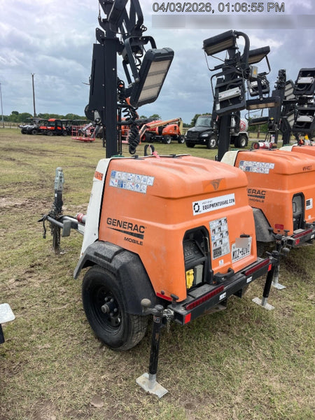 2023 Generac MLT2 Diesel, Flex Switch 120V Input, Powerzone Controller, 
(4) 320W LED Lights, 4kW Generator, 39.9 Gal Fuel Tank, 2" Ball, T3
