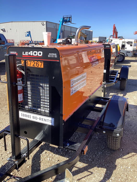 2023 Lincoln Electric LE400 Kubota V1505, Trlr, Cable Rack, Light Kit, ES Decals, T3