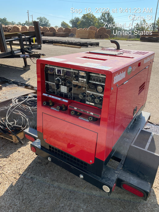 2022 Shindaiwa DGW400MDL Kubota D902 Engine, 23 HP, Dual Op Welder, Wire, Arc, Droop Stick, Tig, and CC Stick Functionality, Simulphase, 3 Phase and 1 Phase Gen Output, Single Axle NB Trlr, Slr Trckl Chrg 12V 12W, Fire Ext
