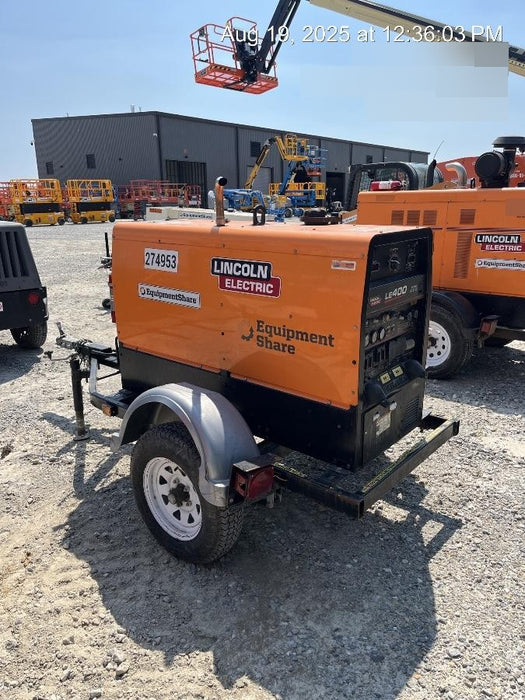 2022 Lincoln Electric LE400 Kubota V1505, Trlr, Cable Rack, Light Kit, ES Decals, T3