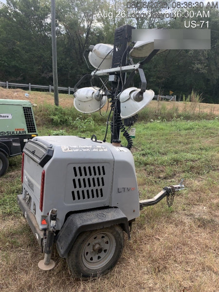 2019 Wacker Neuson LTV6L-MH Mobile Light Tower w/Fuel Level Sensor Installed