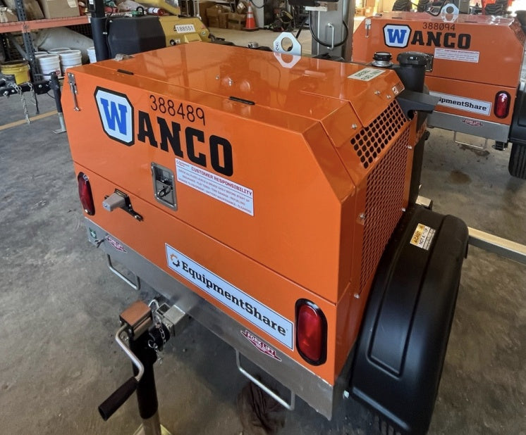 2024 Wanco WLTT-4MM4K Diesel, Deep Sea Controller, Shore Power Plug, Auto Start, (4) 350W LED Floodlights, 4kW Generator, 60 Gal Fuel Tank, 2" Ball, T3