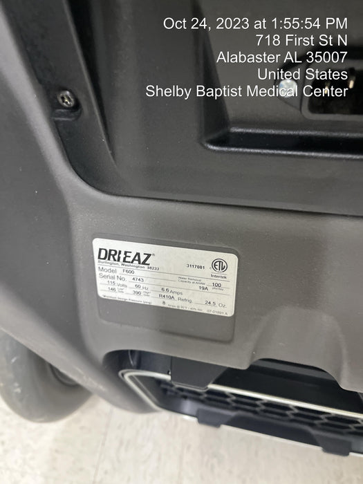 2020 DRI-EAZ LGR6000Li