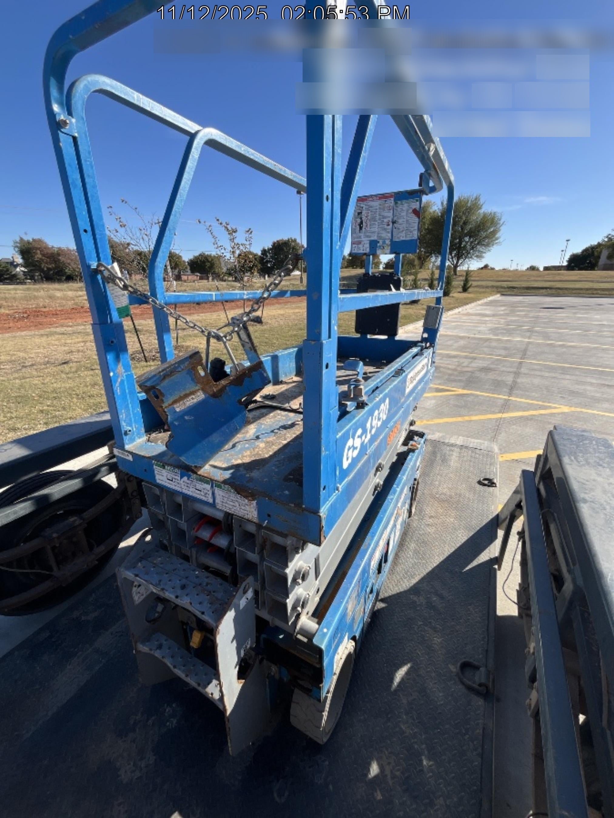 2018 Genie GS-1930 GS-1930 w/Fixed Rail, Chain Entry