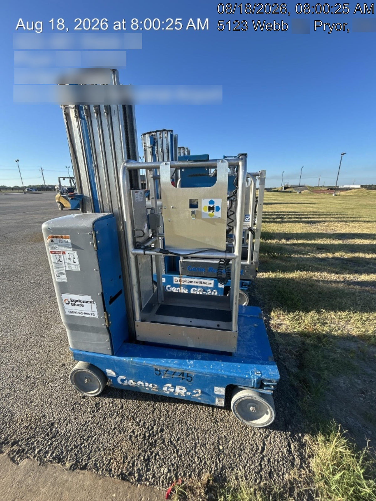 2019 GENIE GR-20